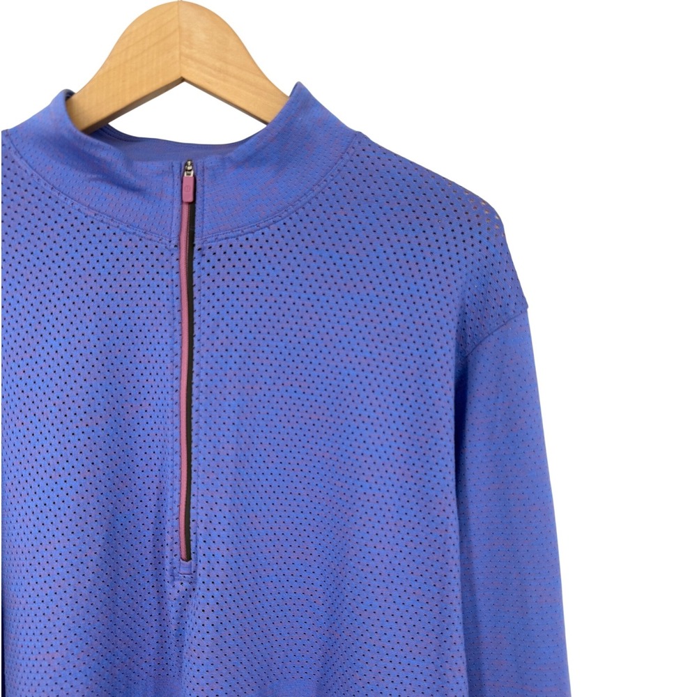 Lululemon Mens Metal Vent Tech 1/2 Zip 2.0 Pullover Purple XL